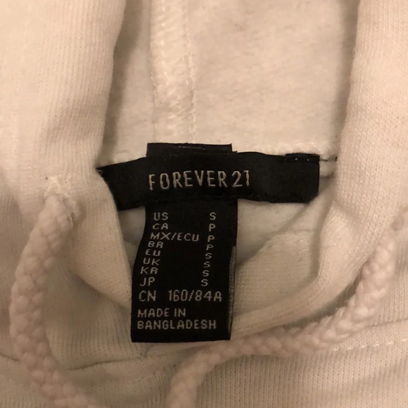 Forever 21 Cropped Hoodie - Picture 3 of 3